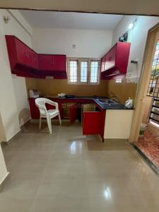 Kitchen Image of 1280 Sq.ft 2 BHK Builder Floor for rent in Murugeshpalya Bengaluru for Rs. 30000