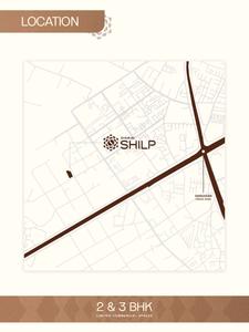 Image of 2070 Sq.ft 3 BHK Apartment / Flat for sale in Shivaay Shilp, Sargasan, Gandhinagar for Rs. 8280000