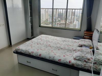 Bedroom Image of 600 Sq.ft 1 BHK Apartment / Flat for rent in Kandivali West Mumbai for Rs. 42000