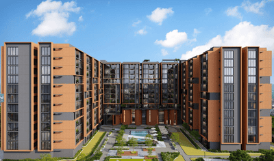 Image of 1537 Sq.ft 3 BHK Apartment / Flat for sale in Casagrand Estoria, Kelambakkam, Chennai for Rs. 8500000