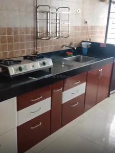 Kitchen Image of 550 Sq.ft 1 BHK Apartment / Flat for rent in Nanded Mangal Bhairav, Nanded Pune for Rs. 18000