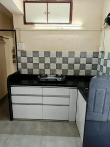 Kitchen Image of 700 Sq.ft 1 BHK Apartment / Flat for rent in Corlim Goa for Rs. 17000