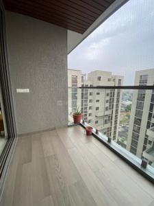 Balcony Image of 1500 Sq.ft 3 BHK Apartment / Flat for rent in Satyamev Serene, Gota Ahmedabad for Rs. 42000