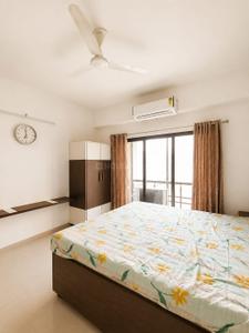 Bedroom Image of 1113 Sq.ft 2 BHK Apartment / Flat for rent in Gala Aria, South Bopal Ahmedabad for Rs. 29000