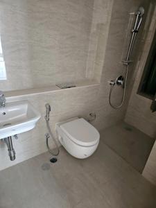 Common Bathroom Image of 1100 Sq.ft 3 BHK Apartment / Flat for sale in Adani Ten BKC, Bandra East Mumbai for Rs. 58000000