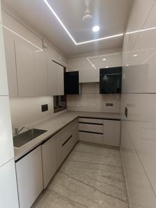 Kitchen Image of 912 Sq.ft 2 BHK Builder Floor for rent in Rajouri Garden New Delhi for Rs. 50000