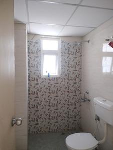 Common Bathroom Image of 723 Sq.ft 2 BHK Apartment / Flat for rent in Advitya Homes, Kail Gaon Faridabad for Rs. 14000