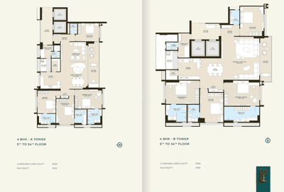 Image of 2324 Sq.ft 4 BHK Apartment / Flat for sale in Shilaj, Ahmedabad for Rs. 24200000