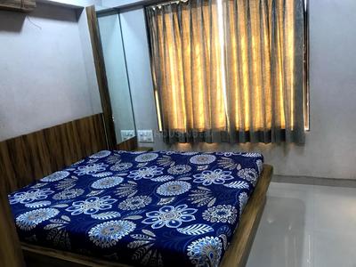 Bedroom Image of 1260 Sq.ft 2 BHK Apartment / Flat for rent in JT JT Stuti Highland, Mughal Sarai Surat for Rs. 24000