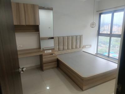 Bedroom Image of 650 Sq.ft 1 BHK Apartment / Flat for rent in Thane West Thane for Rs. 34000