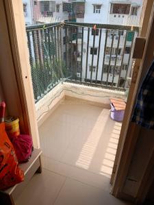 Balcony Image of 981 Sq.ft 2 BHK Apartment / Flat for sale in Radhe Aagman, New Ranip Ahmedabad for Rs. 5000000