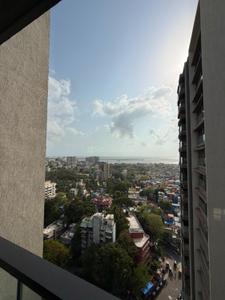 Balcony Image of 1000 Sq.ft 2 BHK Apartment / Flat for rent in Rustomjee Paramount, Santacruz West Mumbai for Rs. 250000