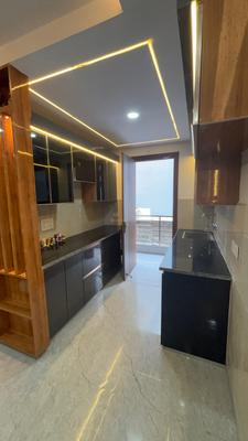 Kitchen Image of 720 Sq.ft 3 BHK Apartment / Flat for sale in Dwarka Mor New Delhi for Rs. 7700000