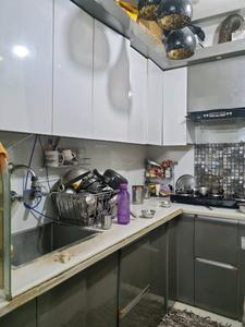 Kitchen Image of 600 Sq.ft 2 BHK Apartment / Flat for sale in Dwarka Mor New Delhi for Rs. 3100000