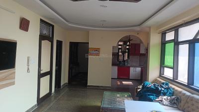 Living Room Image of 1400 Sq.ft 3 BHK Builder Floor for rent in Dwarka Mor New Delhi for Rs. 35000