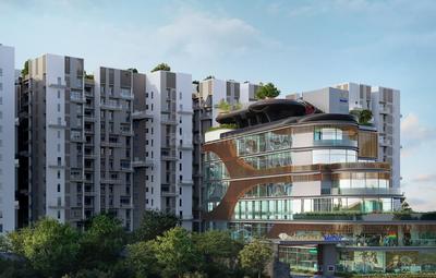 Image of 960 Sq.ft 3 BHK Apartment / Flat for sale in F Residences Merlin Phase 1, Rajarhat, Kolkata for Rs. 13500000
