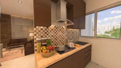 Kitchen Image of 935 Sq.ft 2 BHK Apartment / Flat for sale in GK Mirai, Punawale Pune for Rs. 6600000