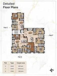 Image of 1403 Sq.ft 3 BHK Apartment / Flat for sale in Kalighat, Kolkata for Rs. 20000000