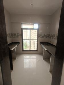 Kitchen Image of 750 Sq.ft 1 BHK Apartment / Flat for rent in National Trinity Paradise Phase 1, Shilphata Thane for Rs. 13500