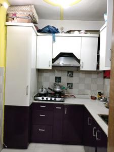 Kitchen Image of 950 Sq.ft 3 BHK Builder Floor for sale in Bharat Vihar New Delhi for Rs. 7500000