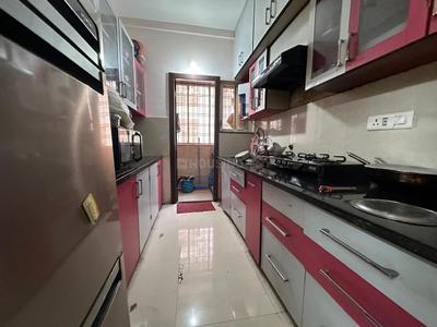 Kitchen Image of 1550 Sq.ft 3 BHK Apartment / Flat for rent in Shikhar Balaji Heights, Mahalakshmi Nagar Indore for Rs. 35000