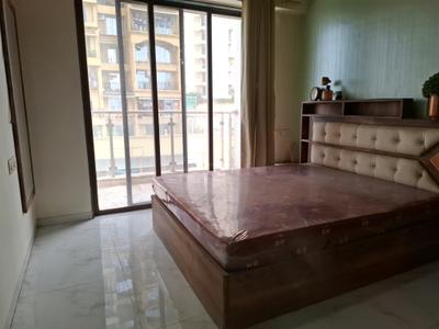 Bedroom Image of 1156 Sq.ft 2 BHK Apartment / Flat for rent in Shyam Imperial Heights, Kamothe Navi Mumbai for Rs. 30000