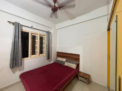 Bedroom Image of 550 Sq.ft 1 BHK Apartment / Flat for rent in Indira Nagar Bengaluru for Rs. 38000