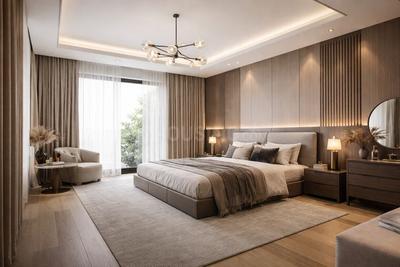 Bedroom Image of 1623 Sq.ft 3 BHK Apartment / Flat for sale in Embassy Indiabulls Park 2, Panvel Navi Mumbai for Rs. 23000000