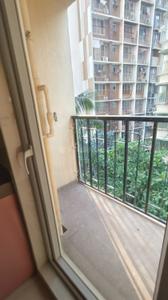 Balcony Image of 501 Sq.ft 1 BHK Apartment / Flat for rent in KRV Ratnadeep Heights, Kurla West Mumbai for Rs. 47000
