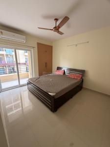 Bedroom Image of 1375 Sq.ft 3 BHK Apartment / Flat for rent in Okas Residency, Sushant Golf City Lucknow for Rs. 37000