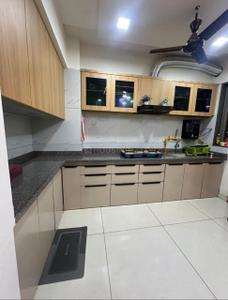 Kitchen Image of 1450 Sq.ft 3 BHK Apartment / Flat for rent in RAR Parkview Kadamb, Vaishno Devi Circle Ahmedabad for Rs. 40000