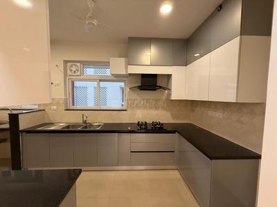 Kitchen Image of 1700 Sq.ft 3 BHK Apartment / Flat for rent in Prestige Woodland Park, Cox Town Bengaluru for Rs. 155000
