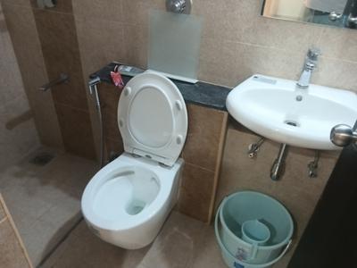 Bathroom Image of 420 Sq.ft 1 RK Apartment / Flat for rent in Mundhwa Pune for Rs. 30000