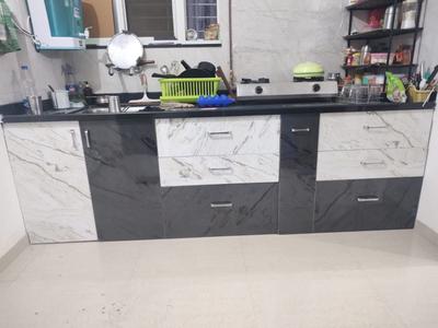 Kitchen Image of 800 Sq.ft 1 BHK Apartment / Flat for rent in Sancheti Dreamcastle, Wakad Pune for Rs. 28000