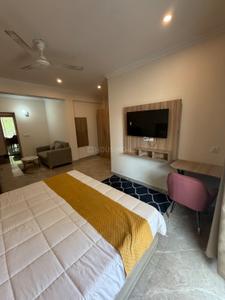 Bedroom Image of 1100 Sq.ft 1 BHK Builder Floor for rent in Sector 51 Gurgaon for Rs. 28000