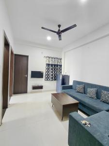 Hall Image of 550 Sq.ft 1 BHK Builder Floor for rent in Mahalakshmi Nagar Indore for Rs. 20000