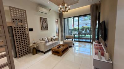 Living Room Image of 1101 Sq.ft 2 BHK Apartment / Flat for sale in Harivishva Skyfinia Phase 1, Thergaon Pune for Rs. 9000000