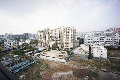 Balcony Image of 884 Sq.ft 2 BHK Apartment / Flat for sale in Moshi Pune for Rs. 5500000