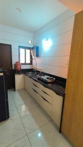 Kitchen Image of 650 Sq.ft 2 BHK Apartment / Flat for rent in Atulyam Aangan 2, Madhapar Rajkot for Rs. 15000