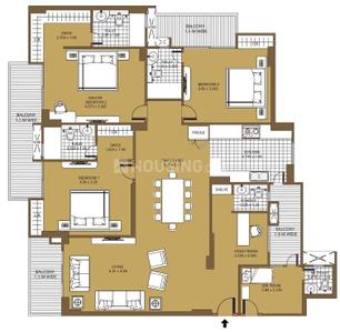 Image of 1550 Sq.ft 3 BHK Apartment / Flat for sale in Purvanchal Sunbliss, Yeida, Greater Noida for Rs. 21700000