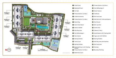 Image of 1084 Sq.ft 2 BHK Apartment / Flat for sale in Kumar Parc Residences, Hadapsar, Pune for Rs. 9900000