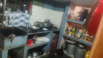 Kitchen Image of 950 Sq.ft 3 BHK Independent House for rent in Karmeta Jabalpur for Rs. 16000