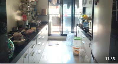 Kitchen Image of 1350 Sq.ft 2 BHK Apartment / Flat for rent in Sanpada Navi Mumbai for Rs. 70000