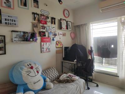 Bedroom Image of 1000 Sq.ft 3 BHK Apartment / Flat for rent in Gurukrupa Marina Enclave Wings M N Phase ll, Malad West Mumbai for Rs. 80000