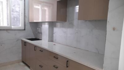 Kitchen Image of 400 Sq.ft 1 BHK Builder Floor for rent in Janakpuri New Delhi for Rs. 22000