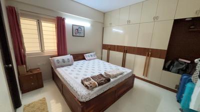 Bedroom Image of 1300 Sq.ft 3 BHK Apartment / Flat for rent in Disha Courtyard, Whitefield Bengaluru for Rs. 52000