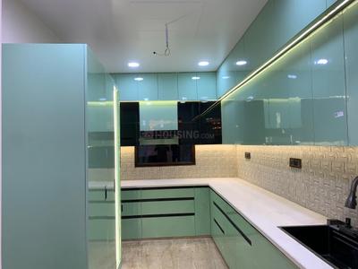 Kitchen Image of 1800 Sq.ft 3 BHK Builder Floor for sale in Kirti Nagar New Delhi for Rs. 35000000