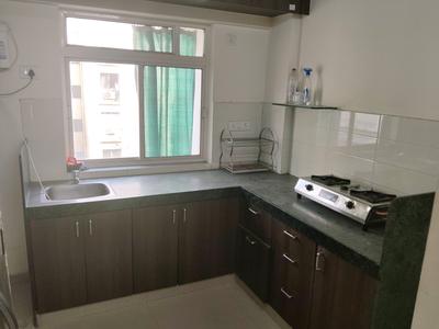 Kitchen Image of 800 Sq.ft 2 BHK Apartment / Flat for rent in Adani Pratham Phase 2, Vaishno Devi Circle Ahmedabad for Rs. 22500