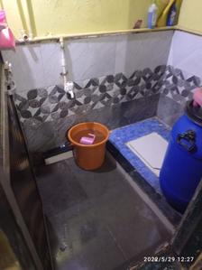 Bathroom Image of 150 Sq.ft 1 RK Independent House for rent in Dighe Thane for Rs. 5500