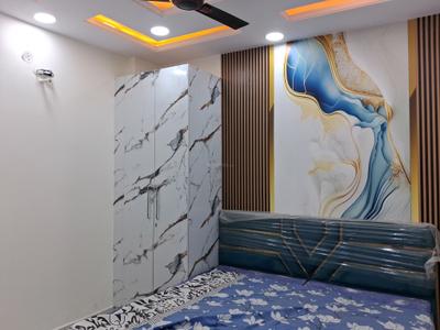 Bedroom Image of 600 Sq.ft 2 BHK Builder Floor for sale in Hastsal New Delhi for Rs. 2790000